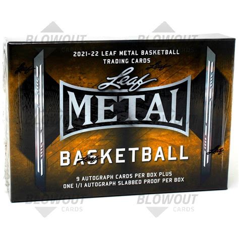 leaf metal basketball boxes